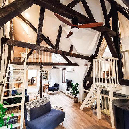 Loft Atypique Au Calme Avec Cour Privative Διαμέρισμα Μπουρζ Εξωτερικό φωτογραφία